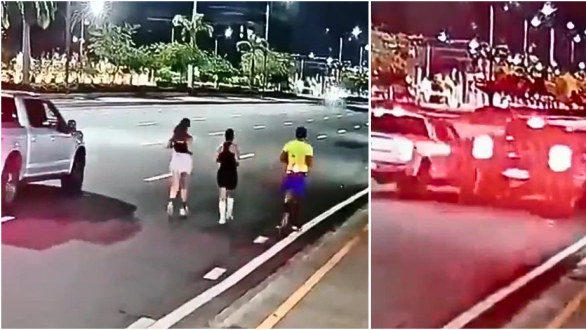 Video | Mujer murió tras ser atropellada por una camioneta mientras trotaba con un grupo de deportistas en Ecuador: conductor huyó del lugar