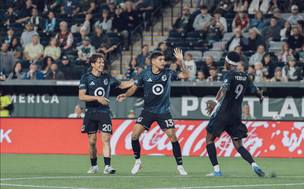 MINNESOTA CAE EN JUEGO DE NUEVE GOLES VS PORTLAND