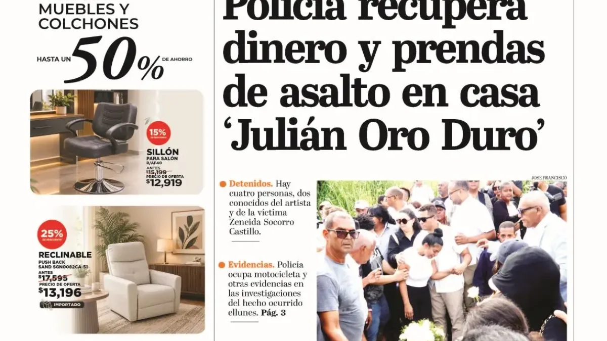 Edición impresa 25 de septiembre del 2026