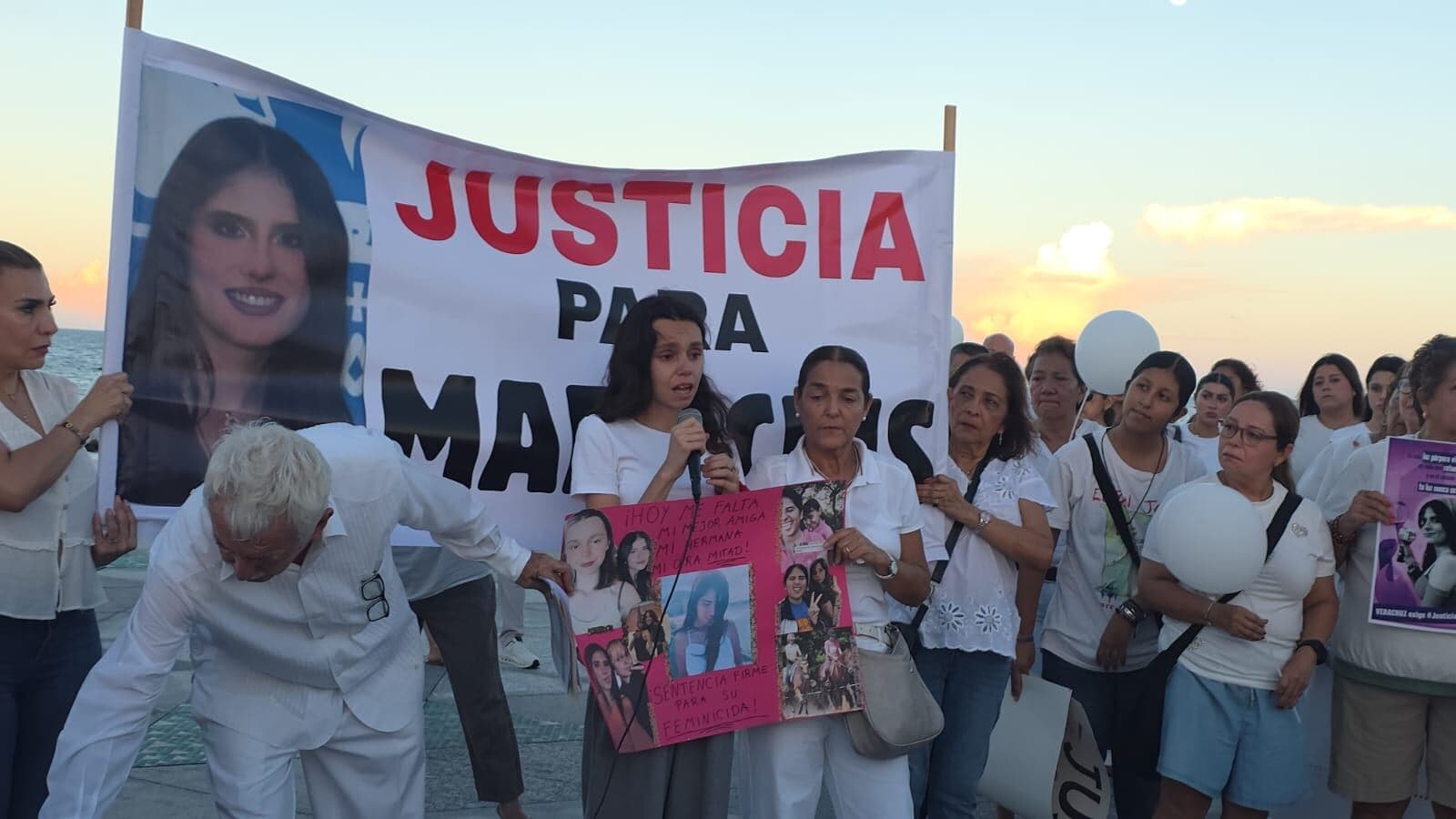 Protestan por feminicidio de María Cristina en Veracruz: Exigen castigo al presunto culpable