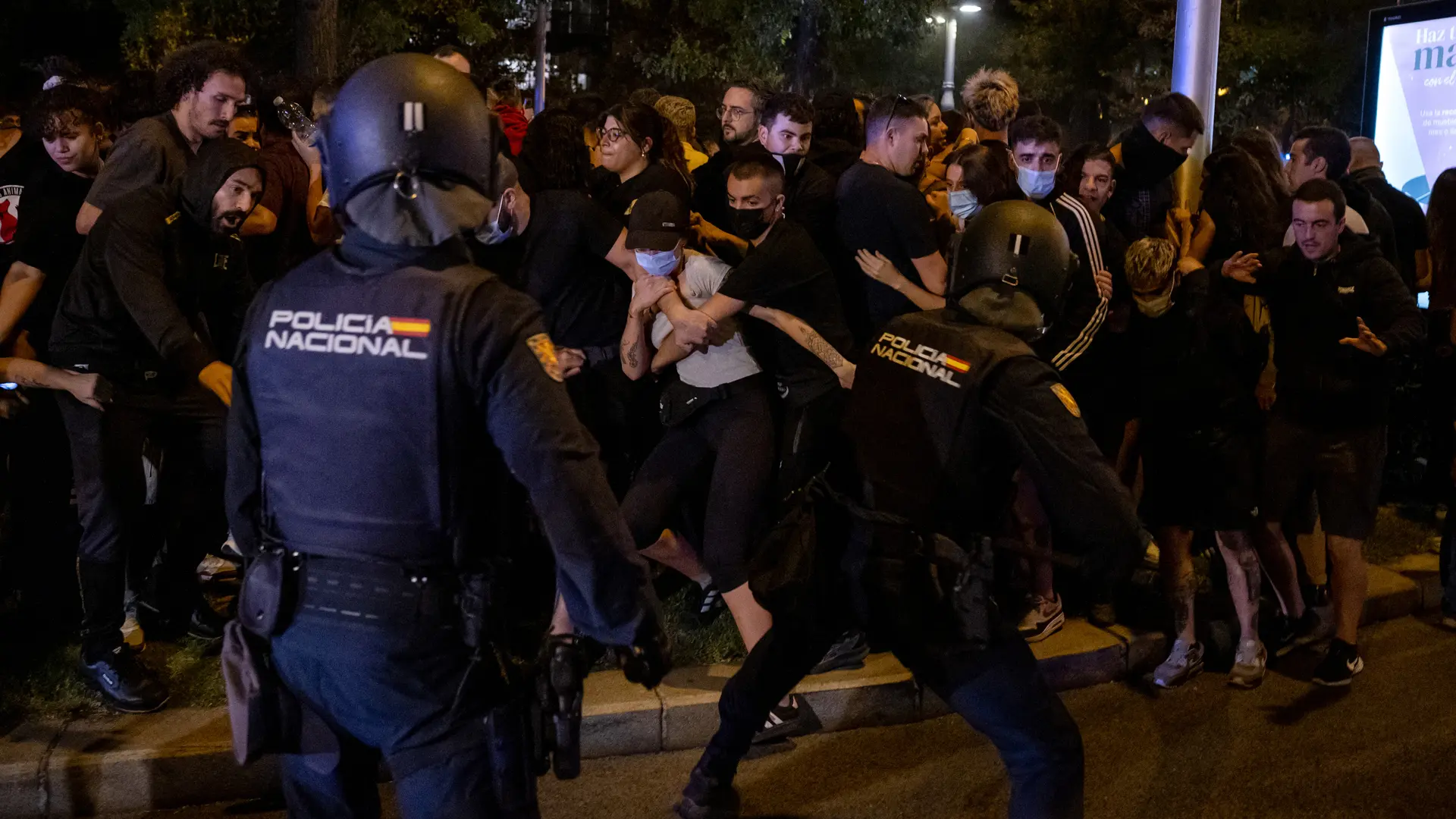 Detenido un hombre de 72 años tras la protesta contra el desahucio de Maricarmen
