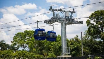Teleférico de Los Alcarrizos queda temporalmente fuera de servicio por mantenimiento preventivo