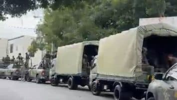 Salcedo refuerza seguridad con militares y policías ante huelga de 24 horas